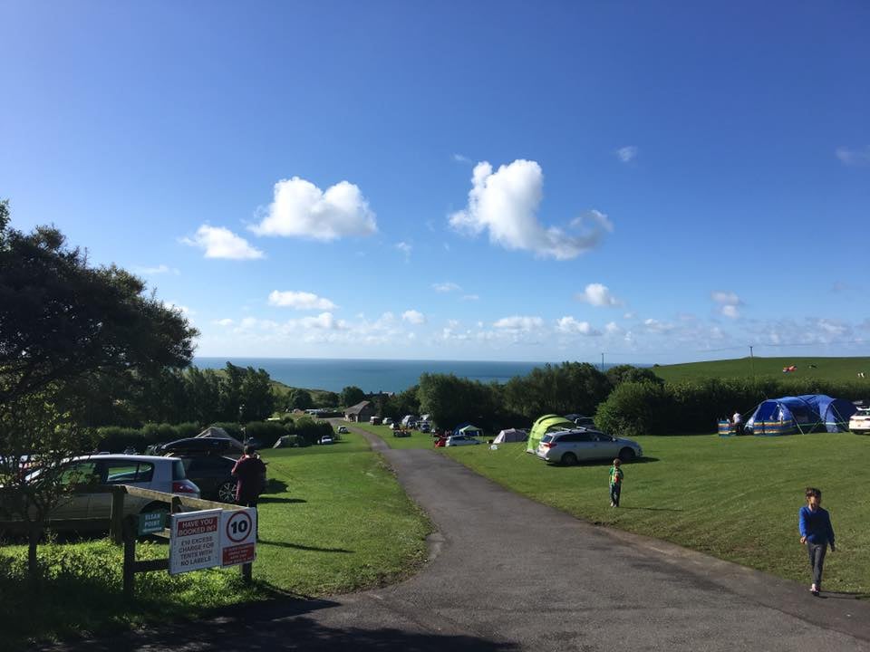 Camping in Dorset 