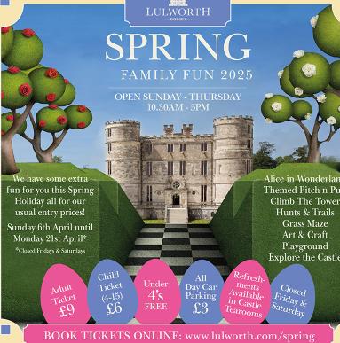 Spring Family Fun at Lulworth