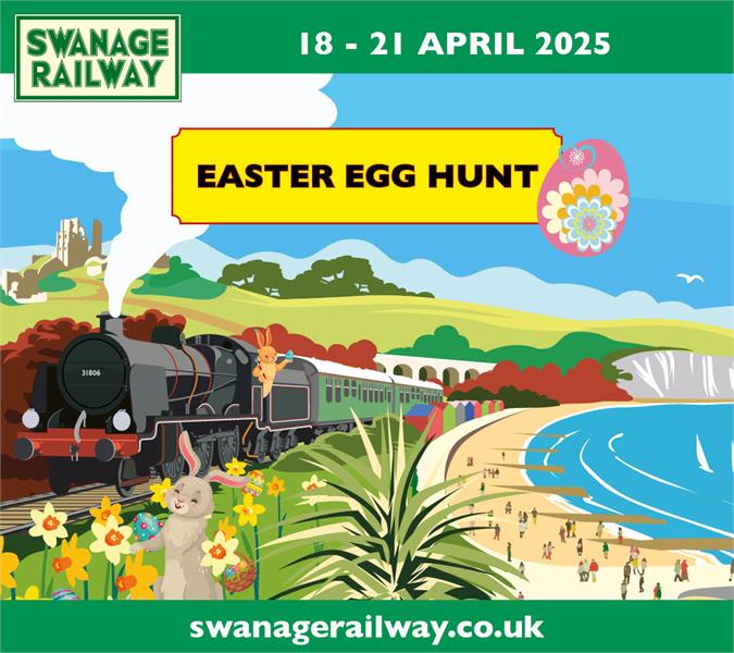 Easter Egg Hunt at Swanage Railway